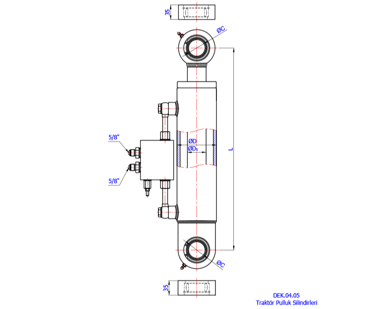 Traktör Pulluk Silindirleri