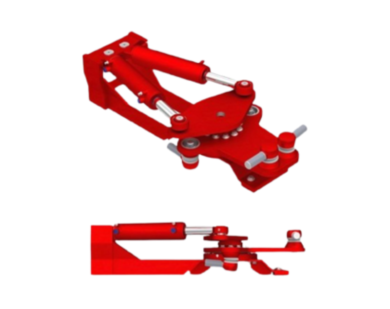 LowBed Sistemi Saclı Tip Model Arka Mekanizma