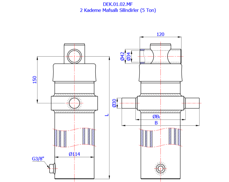 2 Kademe Mafsallı Silindirler (5 Ton)