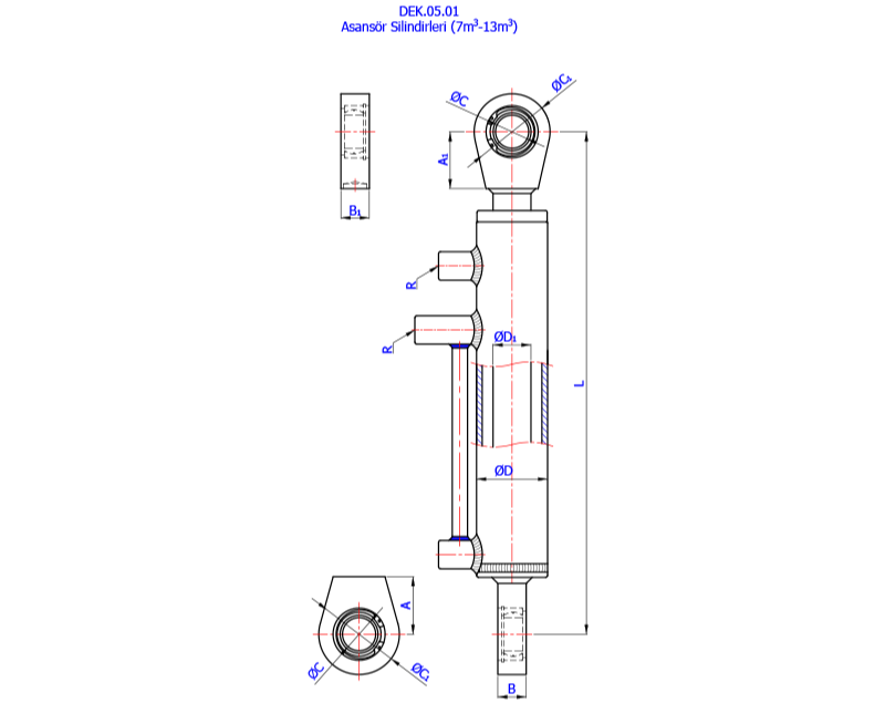 Asansör Silindirleri (7m3-13m3)