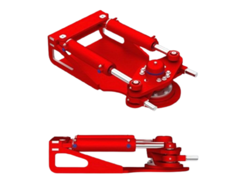 Lowbed Sistemi Düz Tip Model Arka Mekanizma