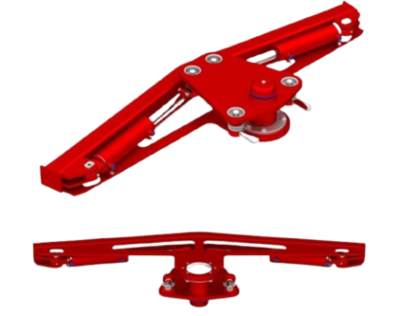 LowBed Sistemi V Tip Model Arka Mekanizma