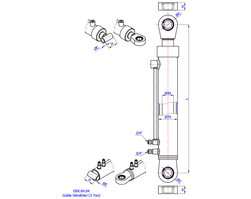 Goble Silindirleri (3 Ton)