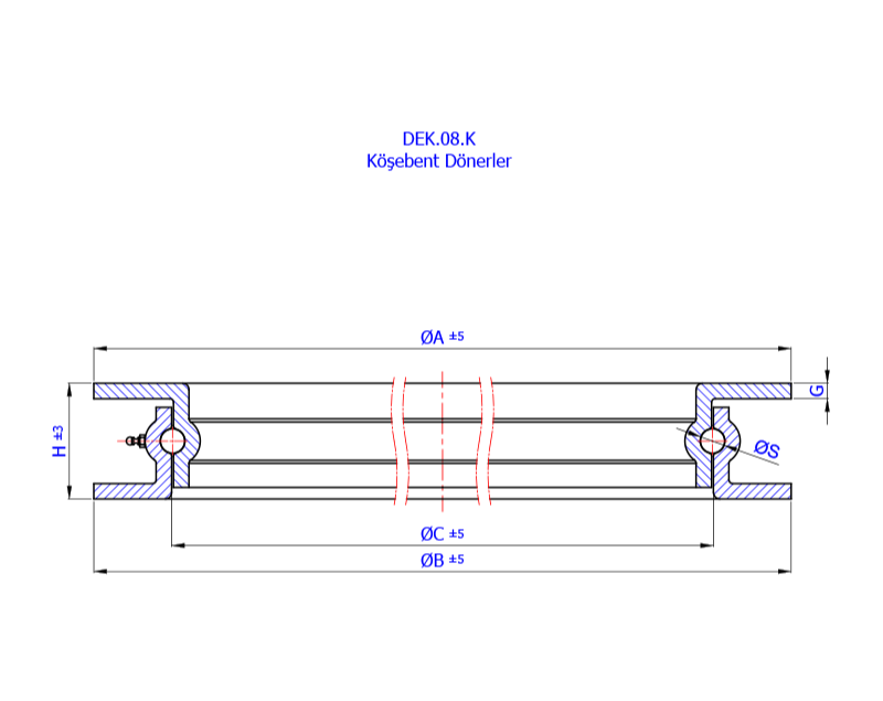 Bilya Yataklı Köşebent Dönerler